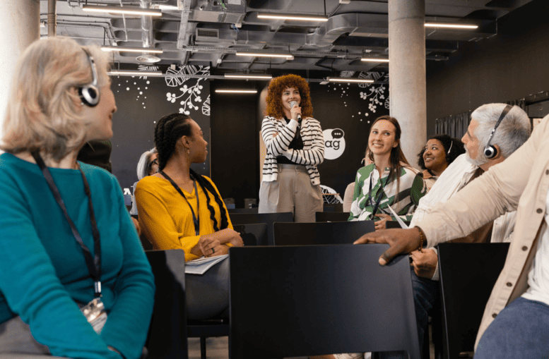 International community at Talent Garden Barcelona 22@