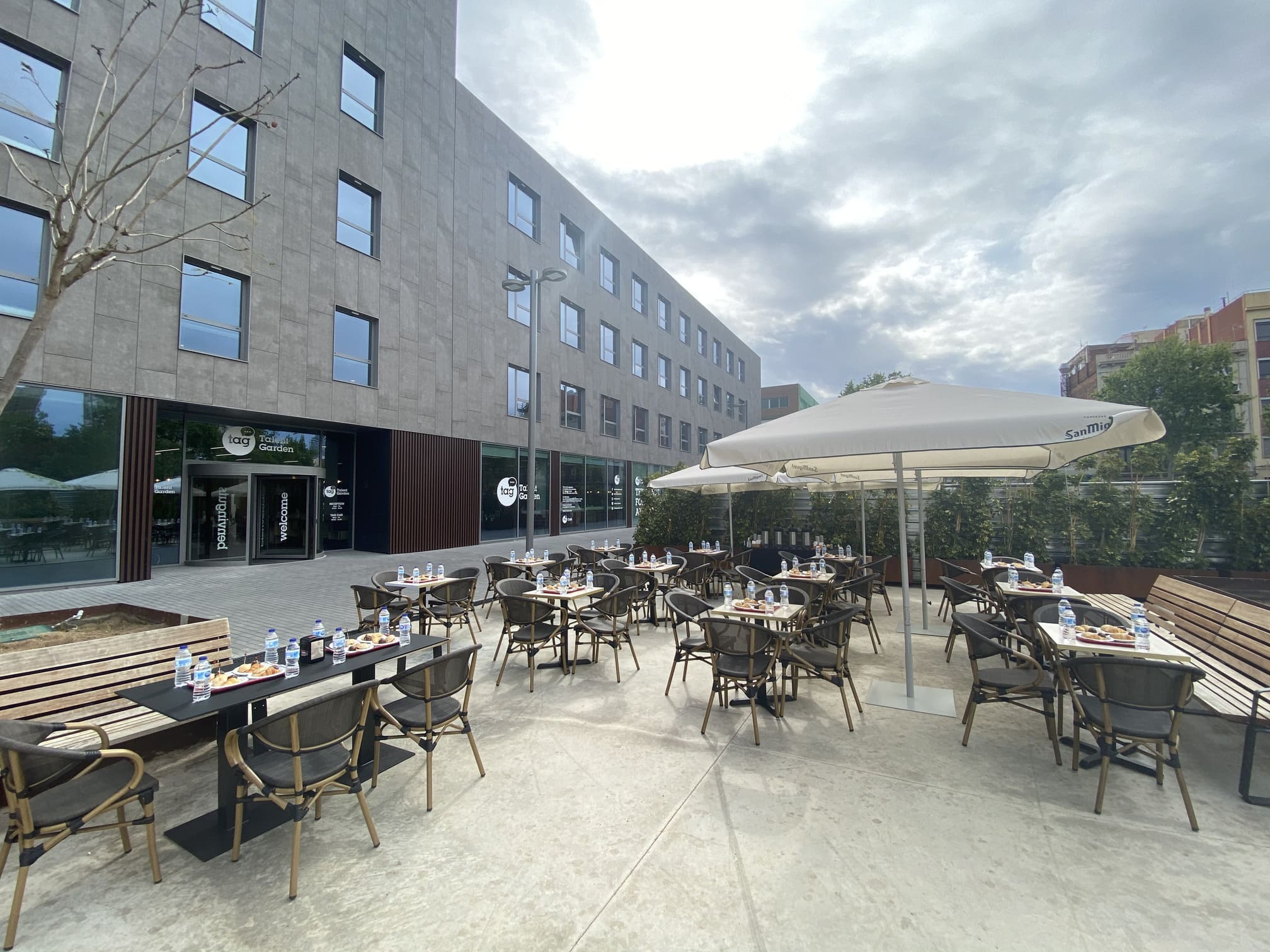Terraza en Talent Garden Barcelona